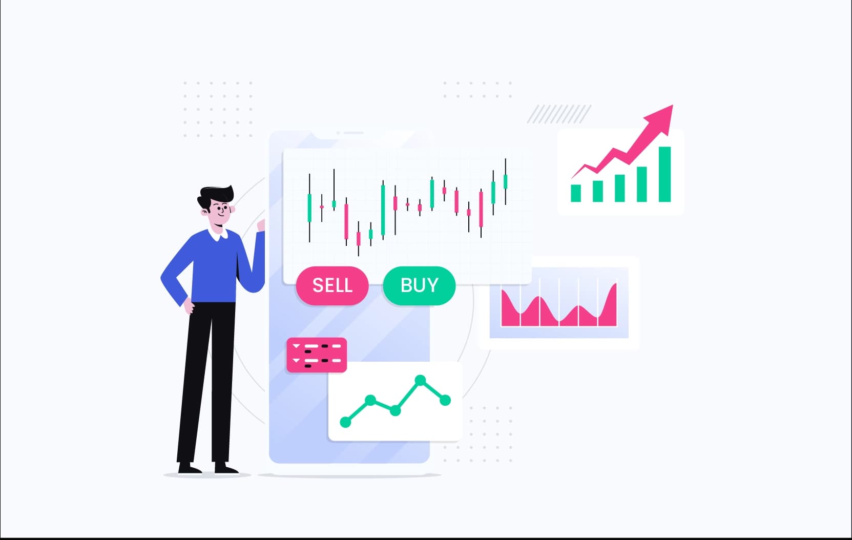 Swifter charts trading illustration